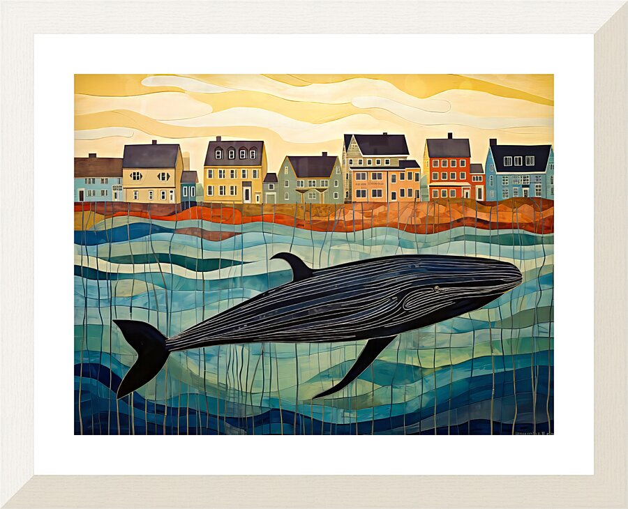 Whale Breach  27  Framed Print Print