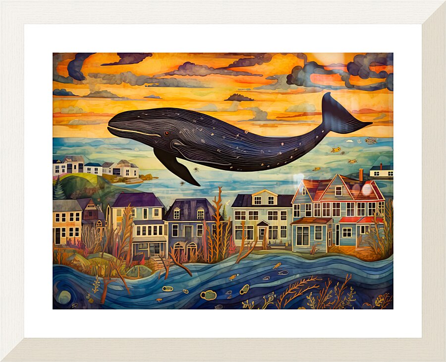Whale Breach  26  Framed Print Print