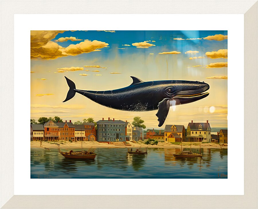 Whale Breach  29  Framed Print Print
