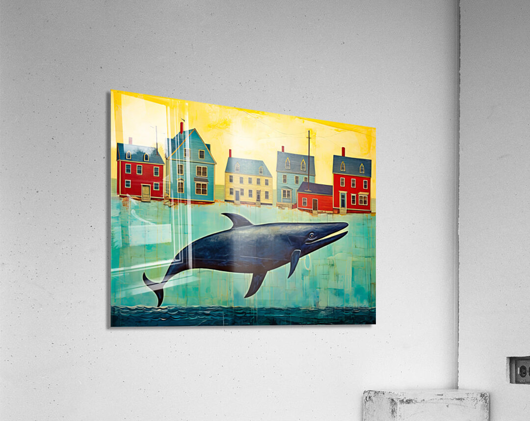 Whale Breach  16  Acrylic Print 