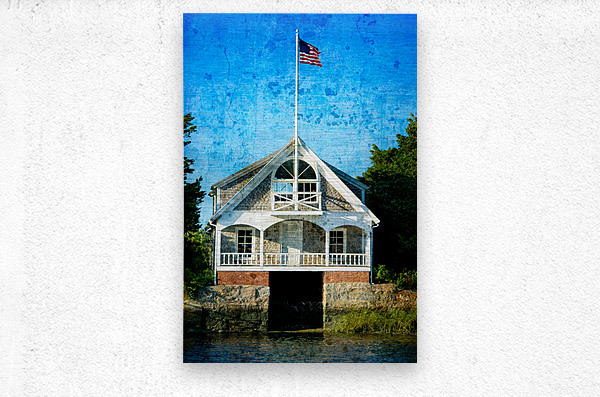 The  Boathouse   Metal print