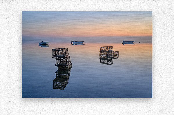 All in a Row   Metal print