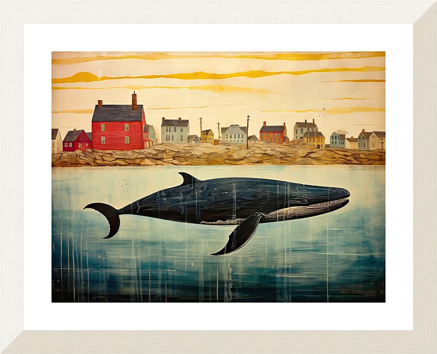 Whale Breach  25  Framed Print Print