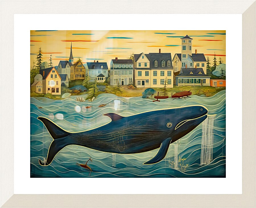 Whale Breach  19  Framed Print Print