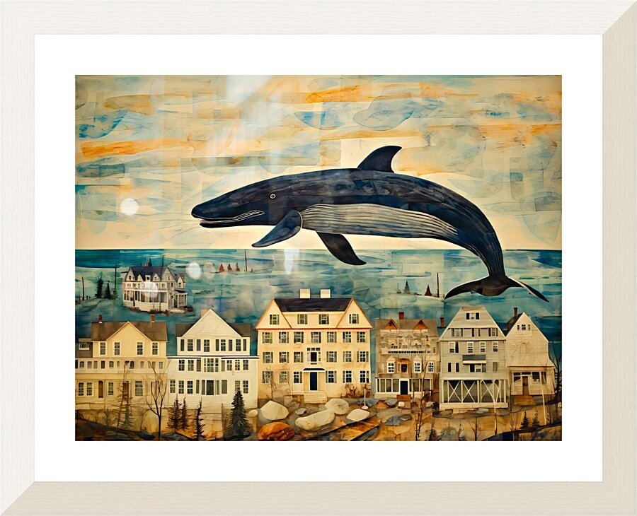 Whale Breach  11  Framed Print Print