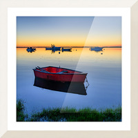 Row Row Row                    square Picture Frame print