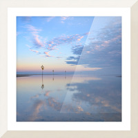 Cotton Candy Skies                square Picture Frame print