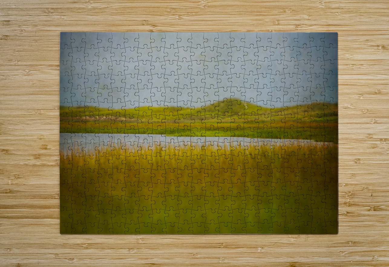 Sunken Meadow  HD Metal print with Floating Frame on Back