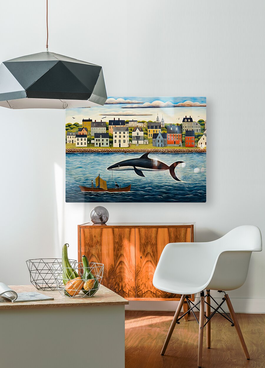 Coastal Leap  HD Metal print with Floating Frame on Back