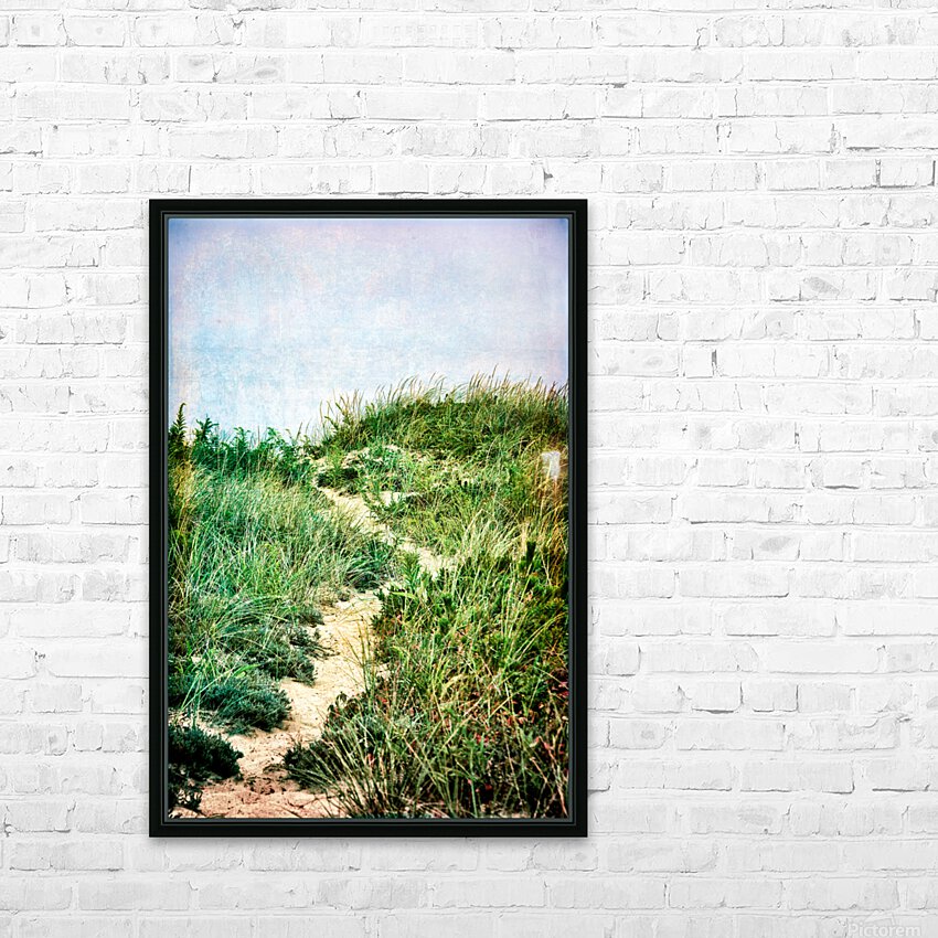 Dune Path HD Sublimation Metal print with Decorating Float Frame (BOX)