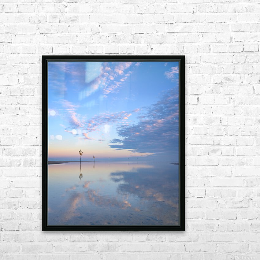 Cotton Candy Skies  HD Sublimation Metal print with Decorating Float Frame (BOX)