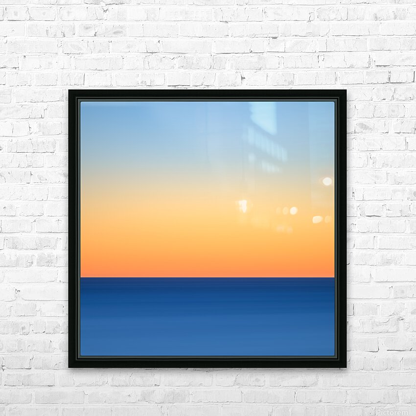 Natures Hues                         square HD Sublimation Metal print with Decorating Float Frame (BOX)