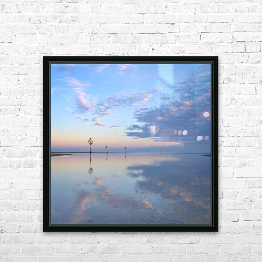Cotton Candy Skies                square HD Sublimation Metal print with Decorating Float Frame (BOX)