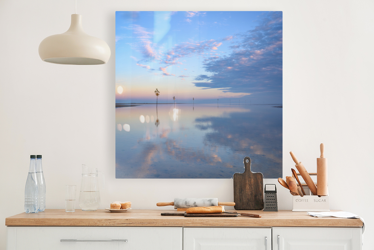 Cotton Candy Skies                square with Floating Frame